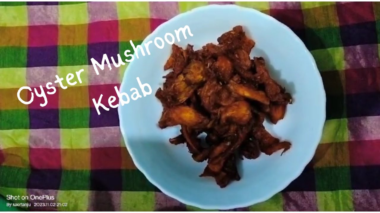 Oyster Mushroom Kebab