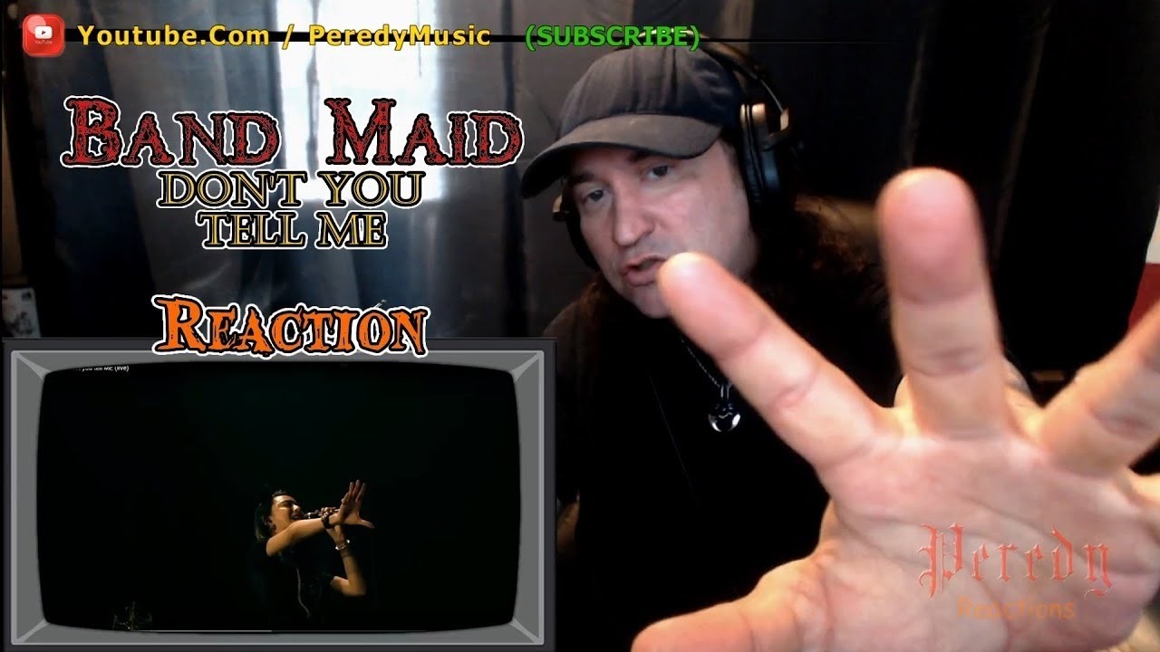 BAND-MAID - Don't you tell ME (Live) - Reaction!!! - REUPLOAD FROM PREVIOUS CHANNEL