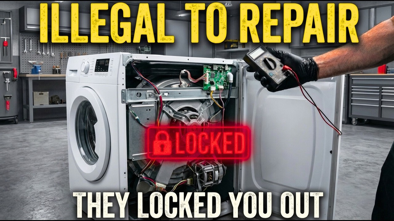 Why You Can't Fix Your Own Appliances Anymore (They Locked You Out)
