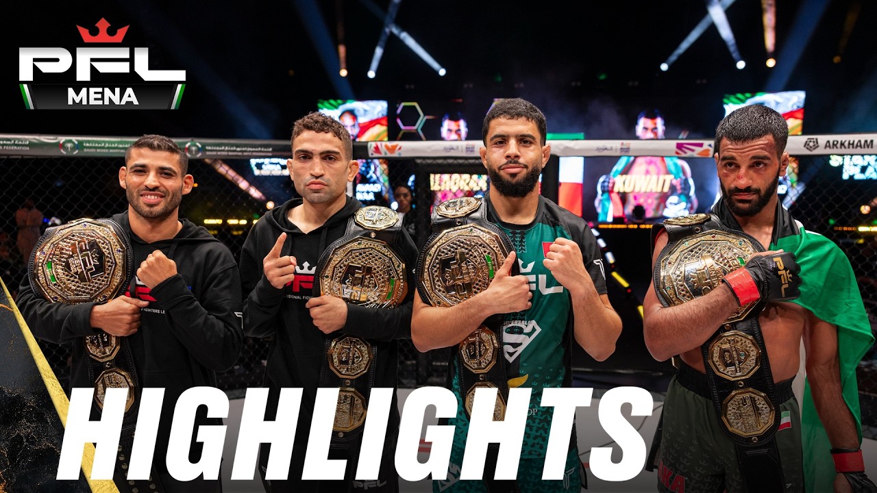 2025 PFL MENA Finals Highlights | Four Champions Crowned