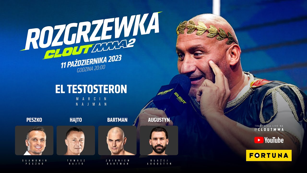 CLOUT MMA 2 ROZGRZEWKA: PESZKO, NAJMAN, HAJTO, AUGUSTYN, BARTMAN