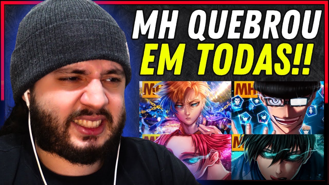 (4 em 1) Tipo Michael Kaiser, Ego Jinpachi,  Itoshi Sae, Itoshi Rin (Blue Lock)| MHRAP | REACT BAUEB