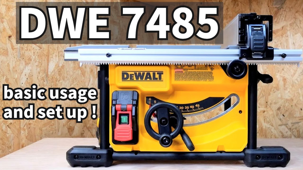 DeWalt DWE7485: Полное руководство по настройке и калибровке