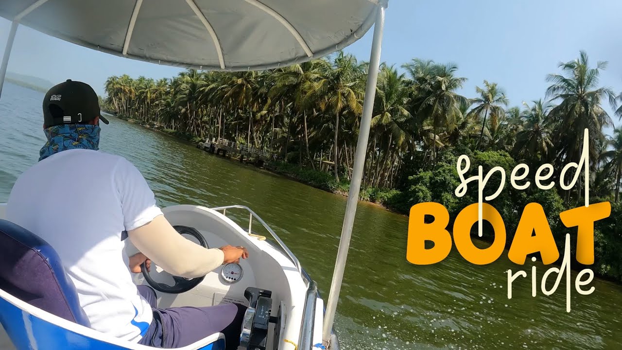 Speed boat ride