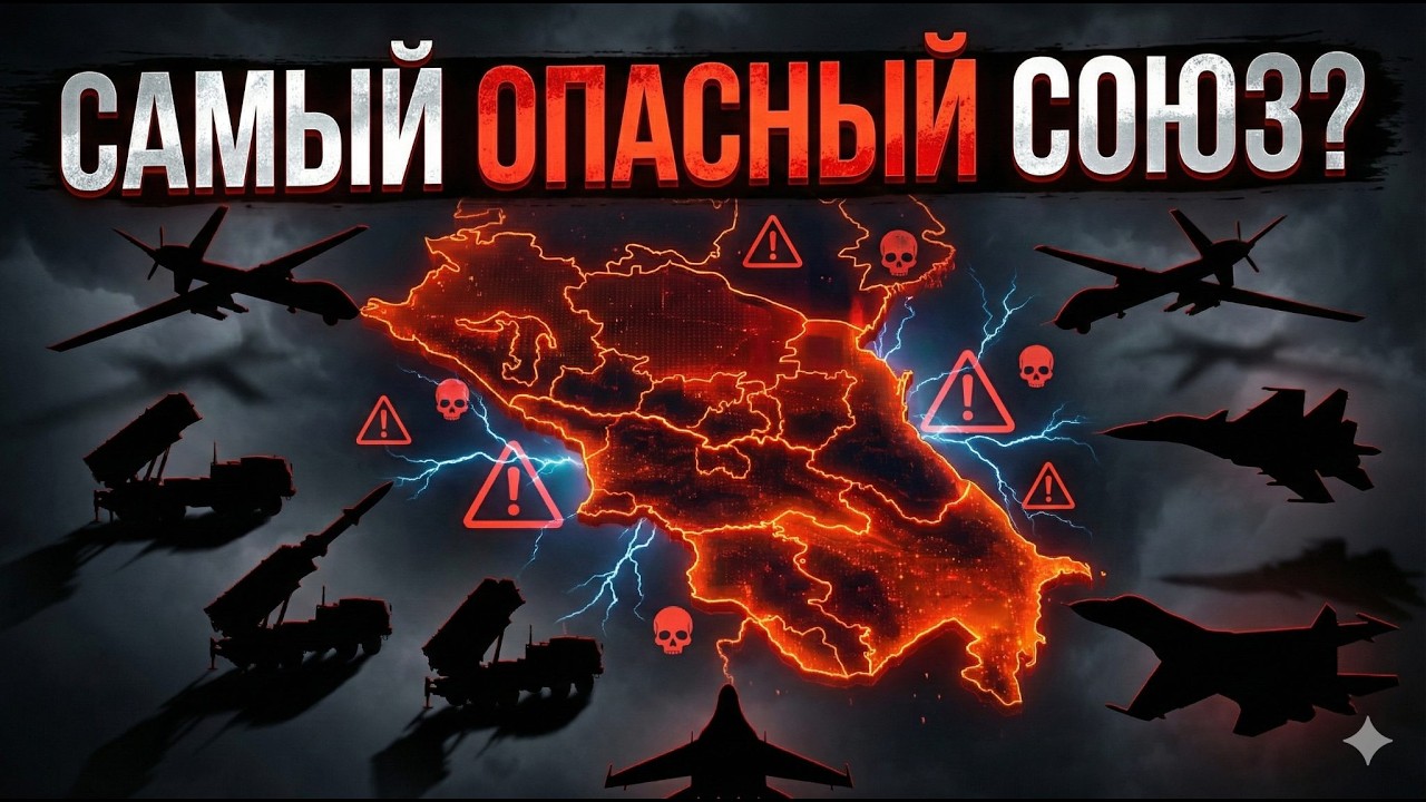 Как бы выглядела объединенная армия КАВКАЗА? Гибридный арсенал, дроны и 2.5 млн бойцов!