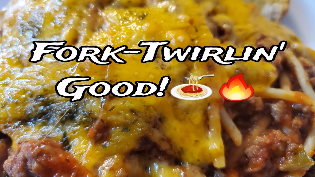 The Best Cheesy Baked Spaghetti You'll Ever Make!