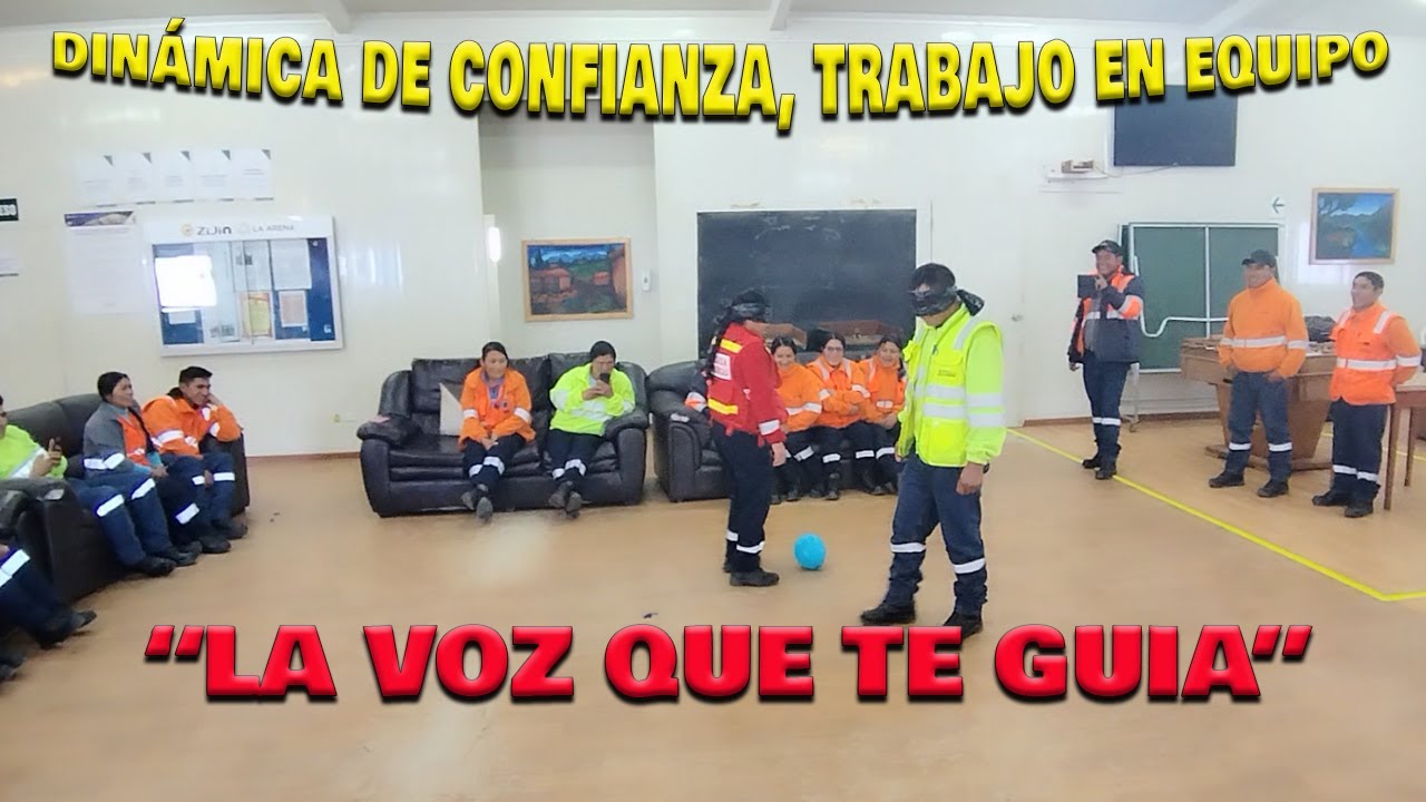 dinamica de confianza y trabajo en equipo: “Avanza Aunque No Veas: Confía en la Voz Correcta”