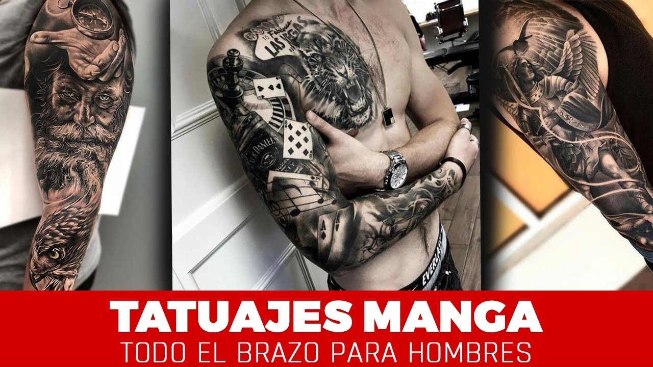 Tatuajes Manga - Tatuajes para Todo el Brazo Hombres