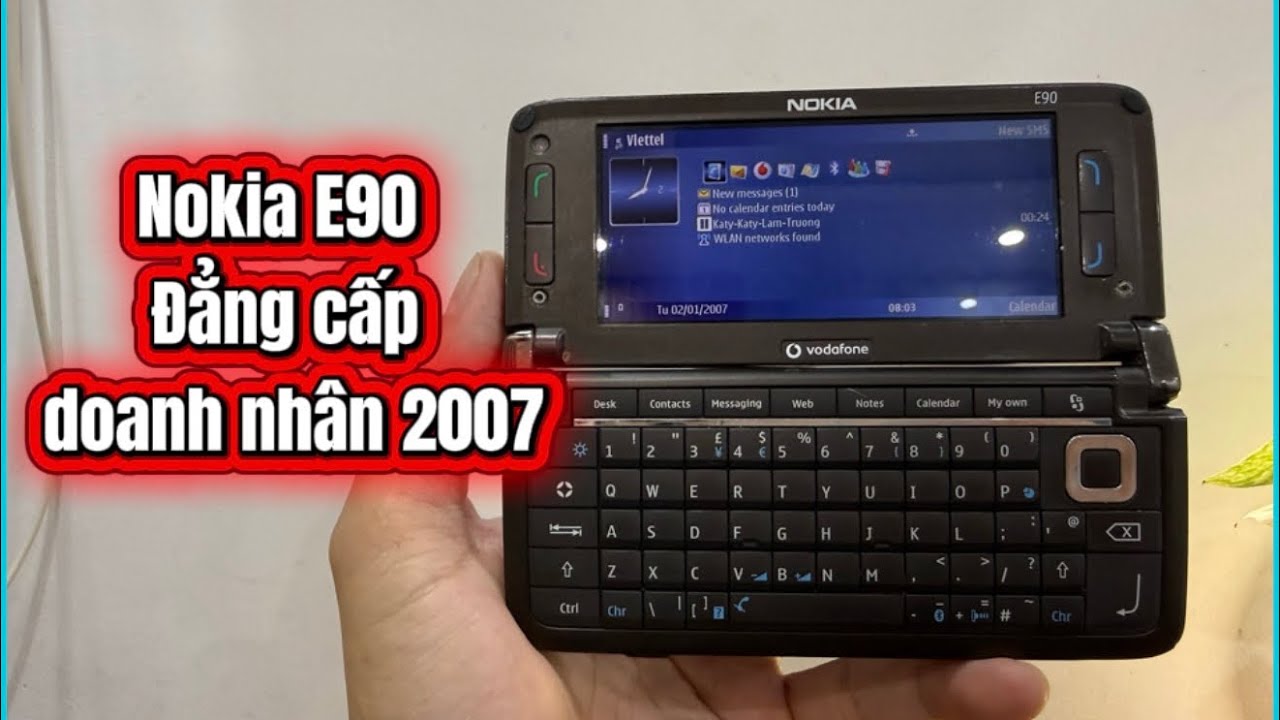 Tập 5: Nokia E90 Communicator laptop di động những năm 2007