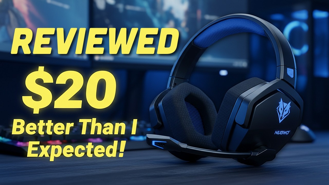 Is This $20 Gaming Headset Actually Good? Nubwo G06 Unboxing and Review