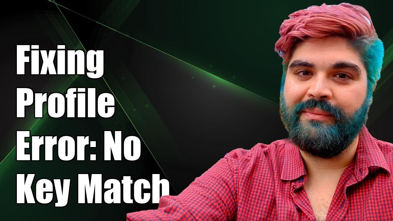 Fixing Provisioning Profile Error: No Certificate with Matching Private Key