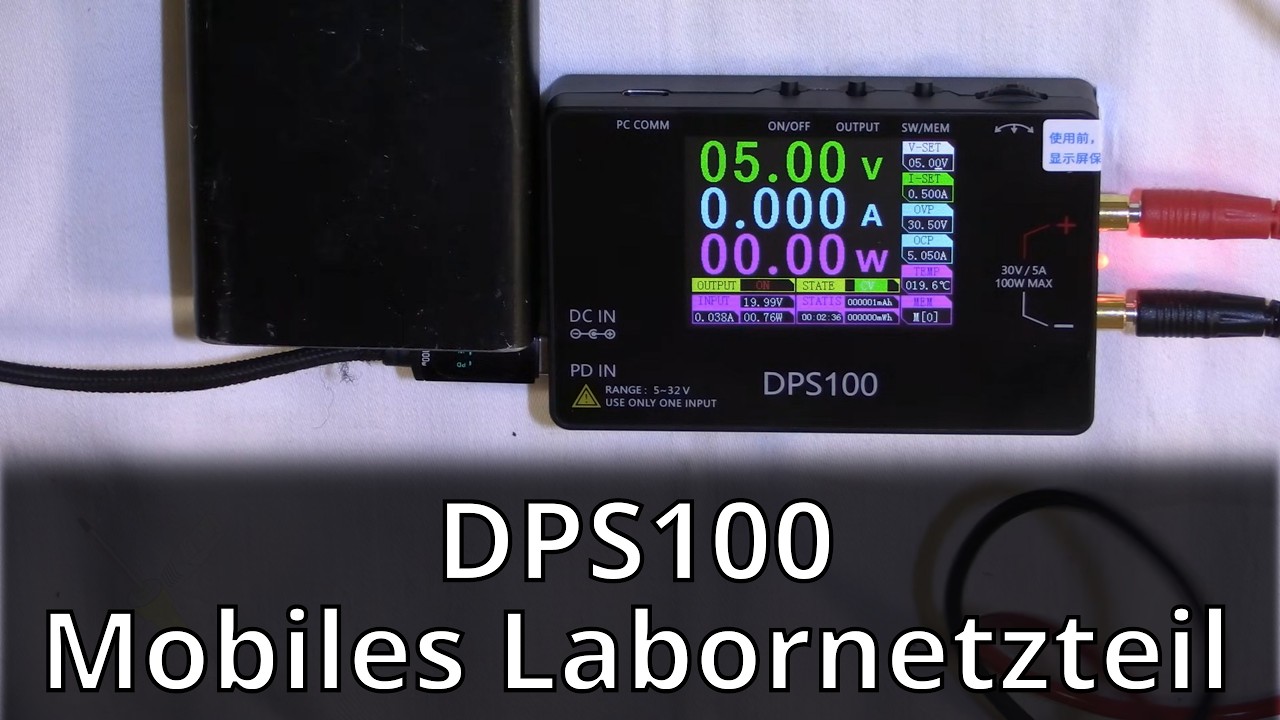BitBastelei #684 - DPS100 Mobiles Labornetzteil
