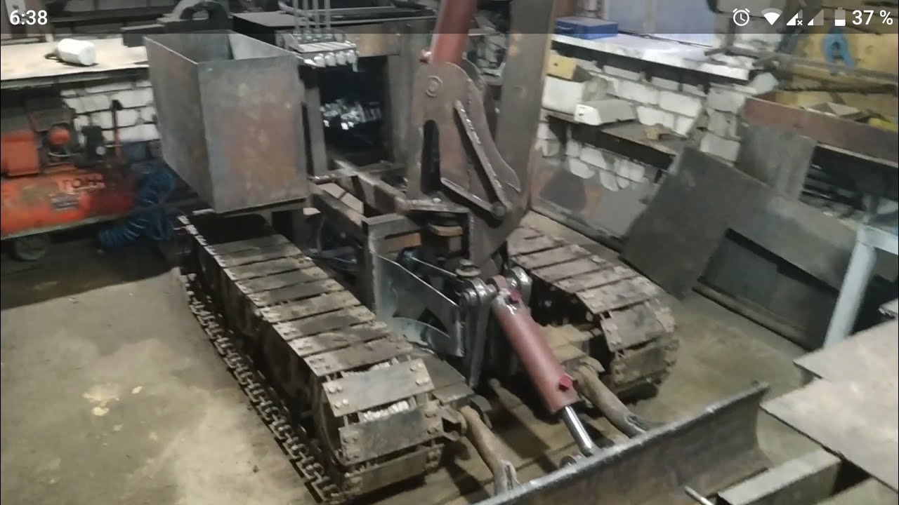 Самодельный мини-экскаватор. Часть 2.