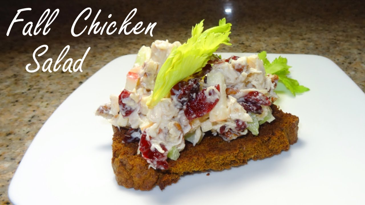 Pecan Cranberry Chicken Salad - Easy Cranberry Chicken Salad