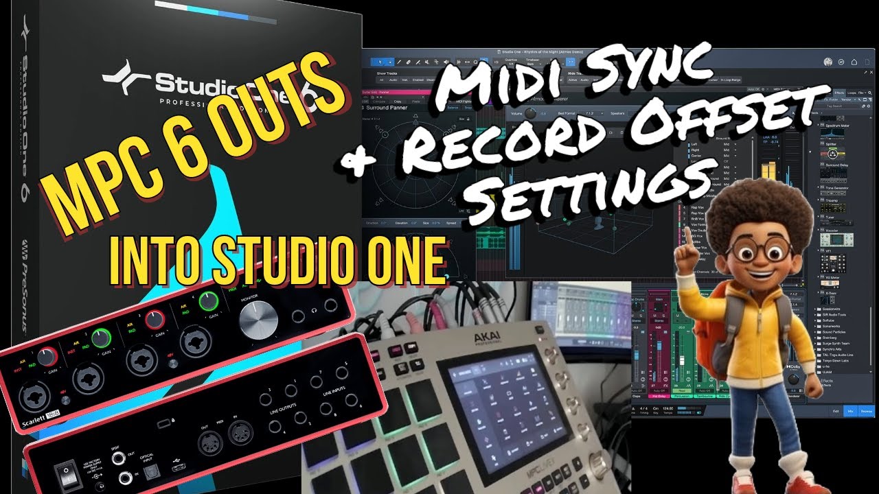 Tracking Out MPC Live II to Studio One Using MPC's 6 Outputs