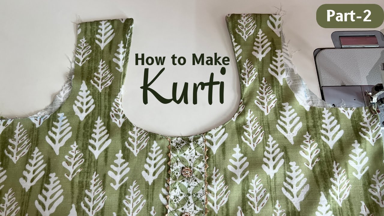 फुुल डिटेल में सीखें सिंपल कुर्ती की सिलाई | Simple kurti Cutting & stitching in detail. #Part_2
