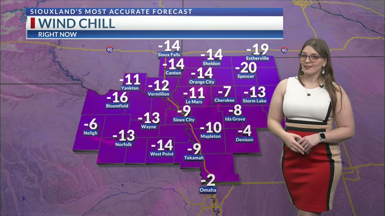 KCAU 9 Evening Weather with Taylor King @ 10 PM - 1/24/26