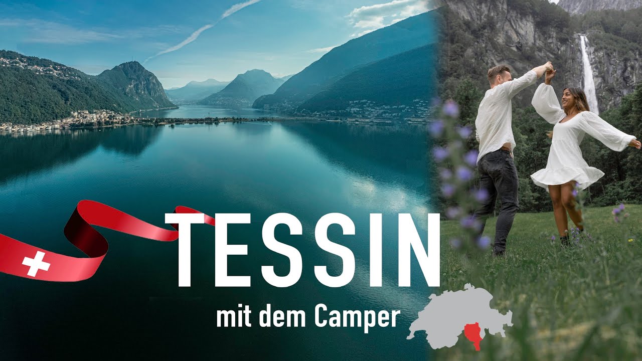 Luganer See mit dem Camper - Tessin Camper Tour 2021