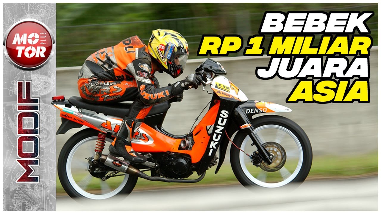 Suzuki Shogun AHRS, Bebek Balap Legenda Indonesia | Motor Plus Modif