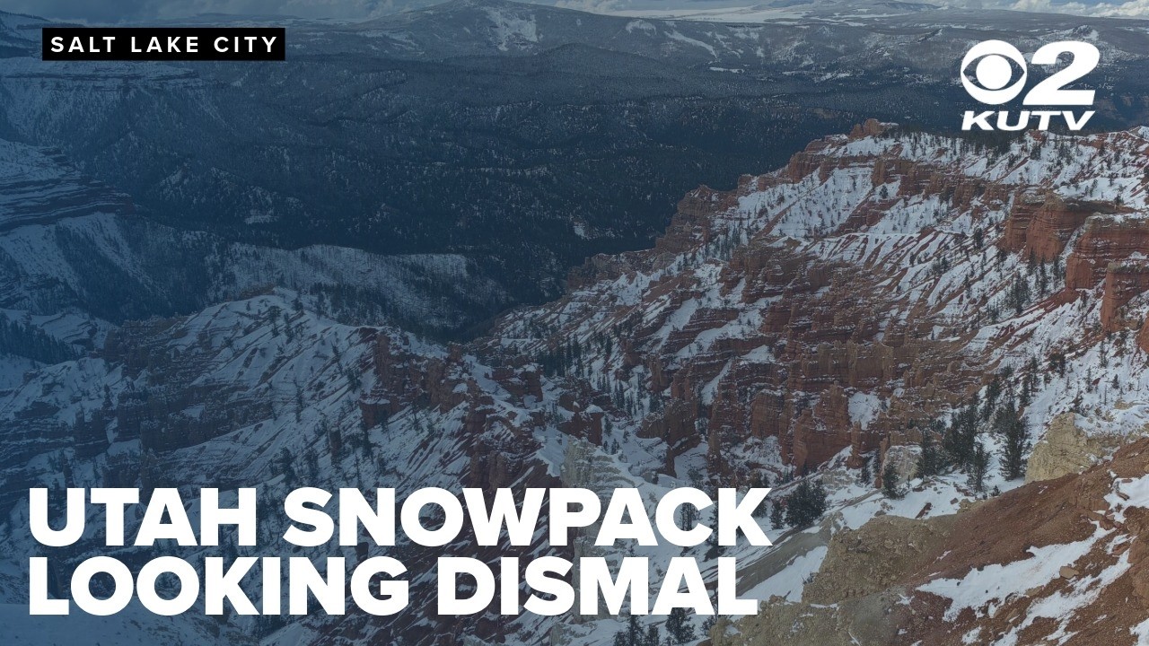 Utah snowpack numbers looking dismal with not much time to catch up