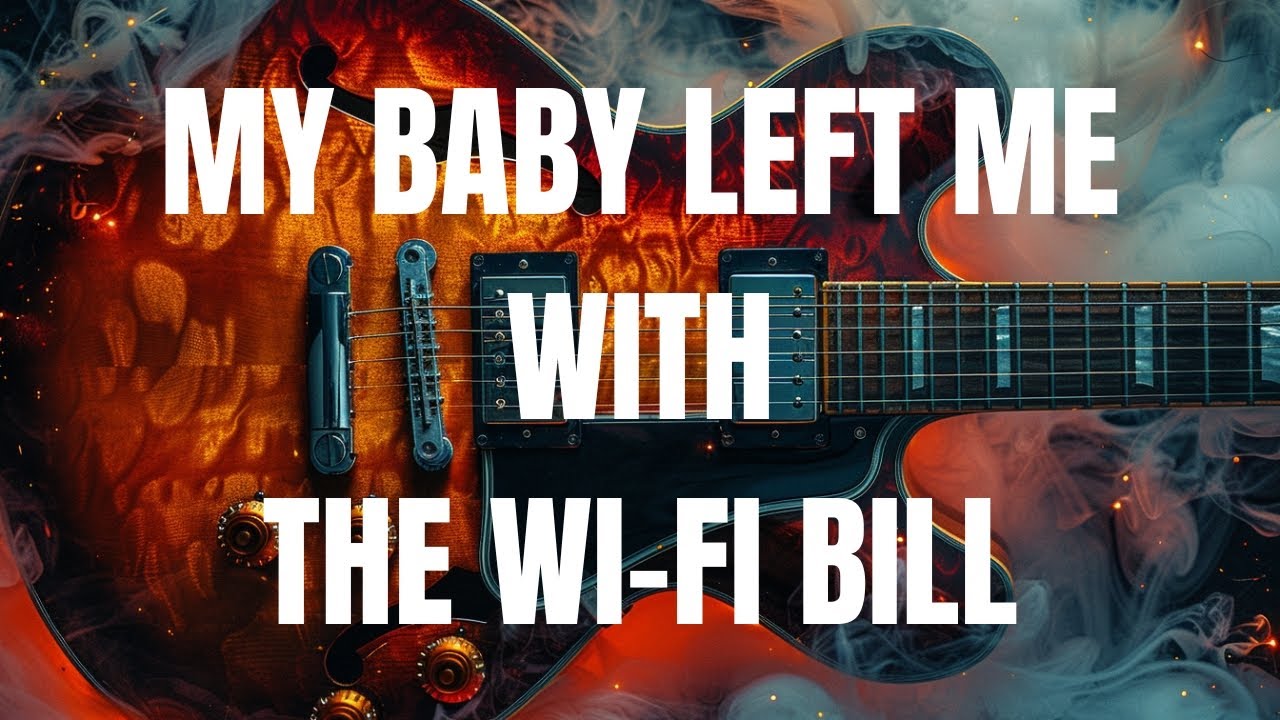 My Baby Left Me With The Wi-Fi Bill – Funny Modern Blues | Barroom Shuffle | Slide Guitar Blues