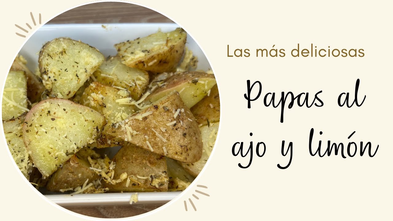 PAPAS AL AJO Y LIM&Oacute;N salteadas, deliciosas y f&aacute;ciles | Camila Cocina F&aacute;cil