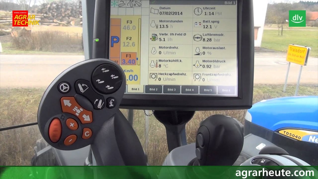 New Holland T7.210 Traktor im AGRARTECHNIK-Maschinentest