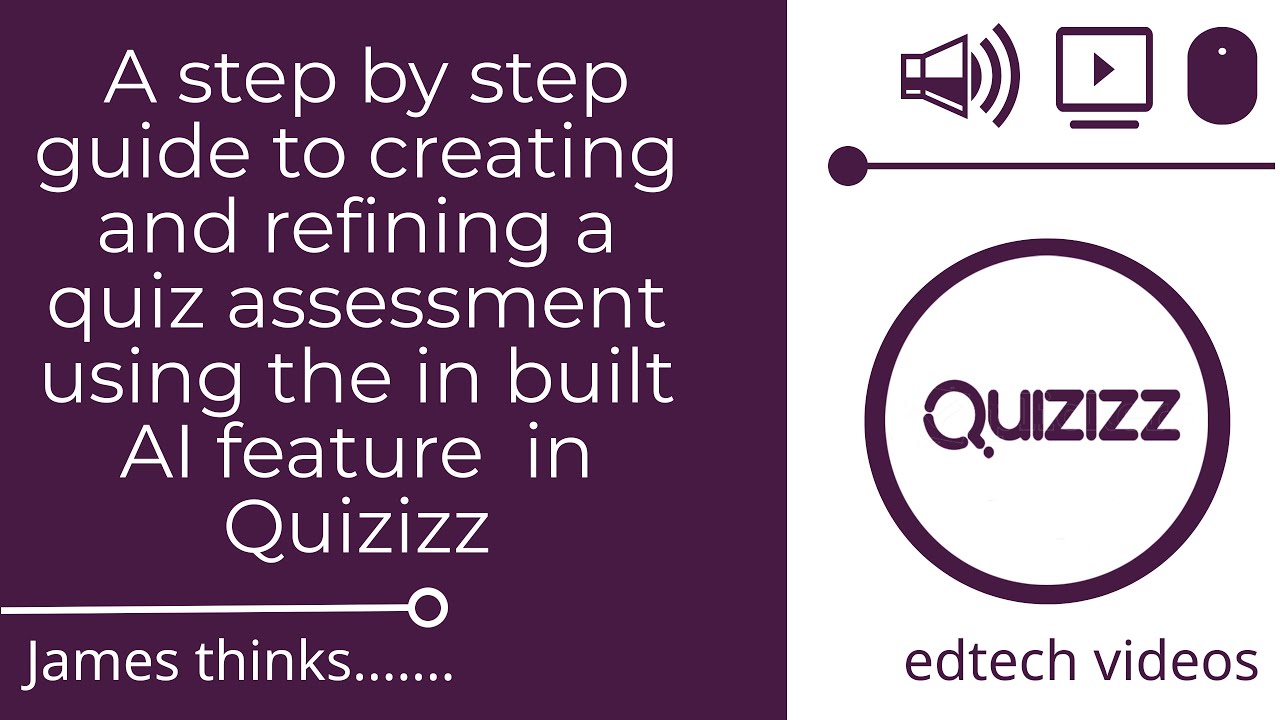 A step by step guide to creating and refining a quiz assessment in Quizizz