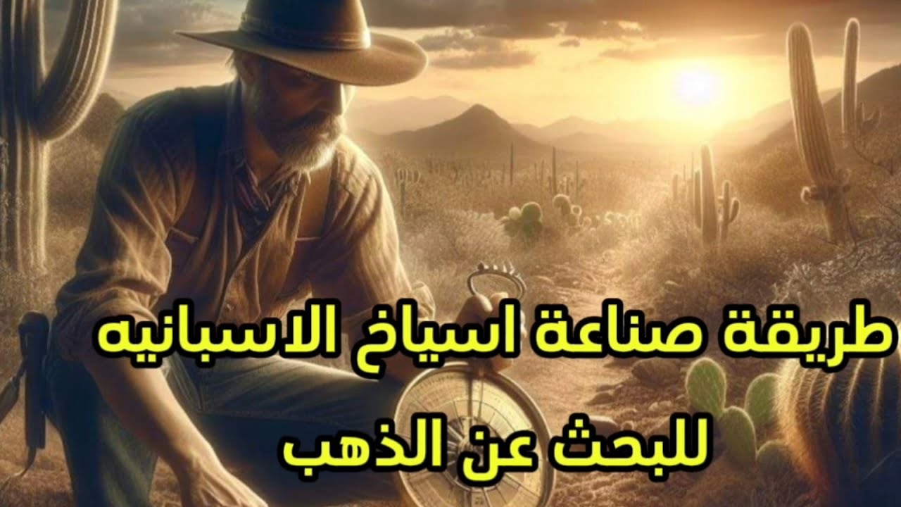 طريقة صنع اسياخ للبحث عن الذهب فقط على الطريقه الاسبانيه
