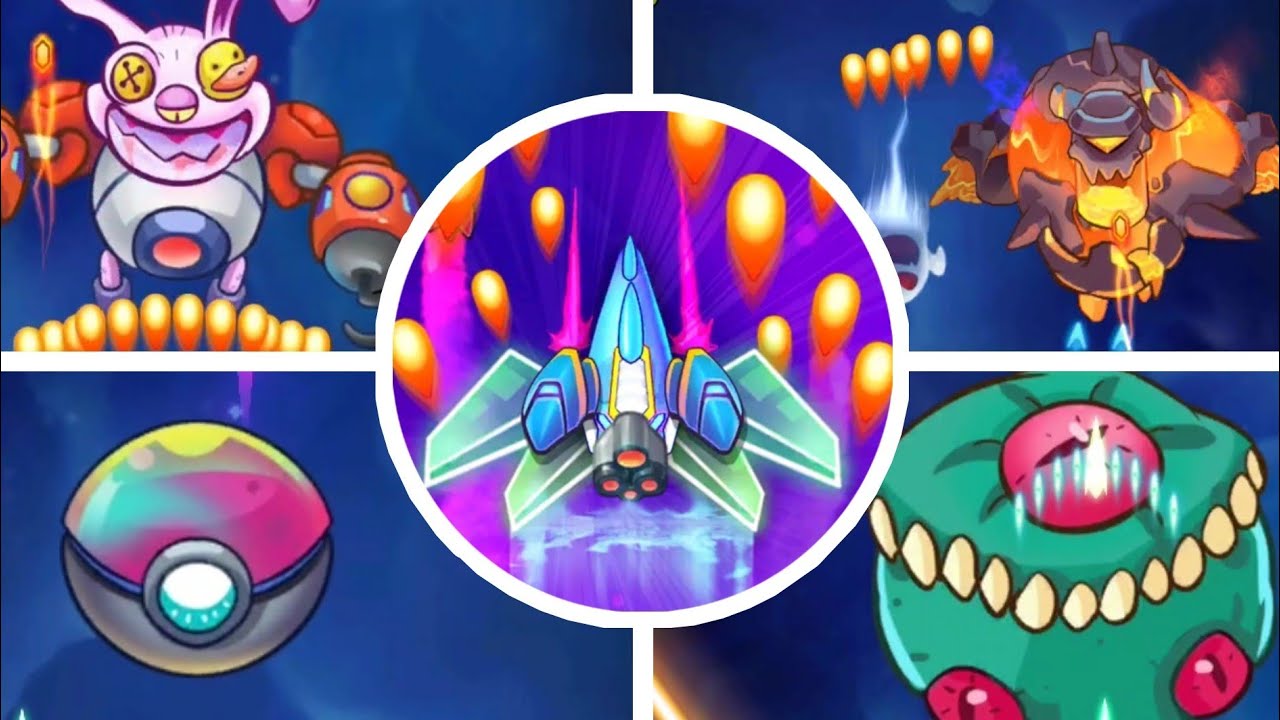 Monster Shooter: Space Invader All Bosses in Nightmare Difficulty