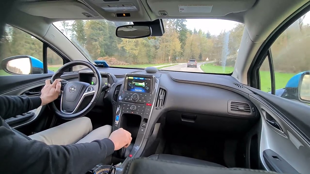 Eine Fahrt von Allschwil nach Therwil im Jahr 2023 mit einem Opel Ampera aus dem Jahr 2012