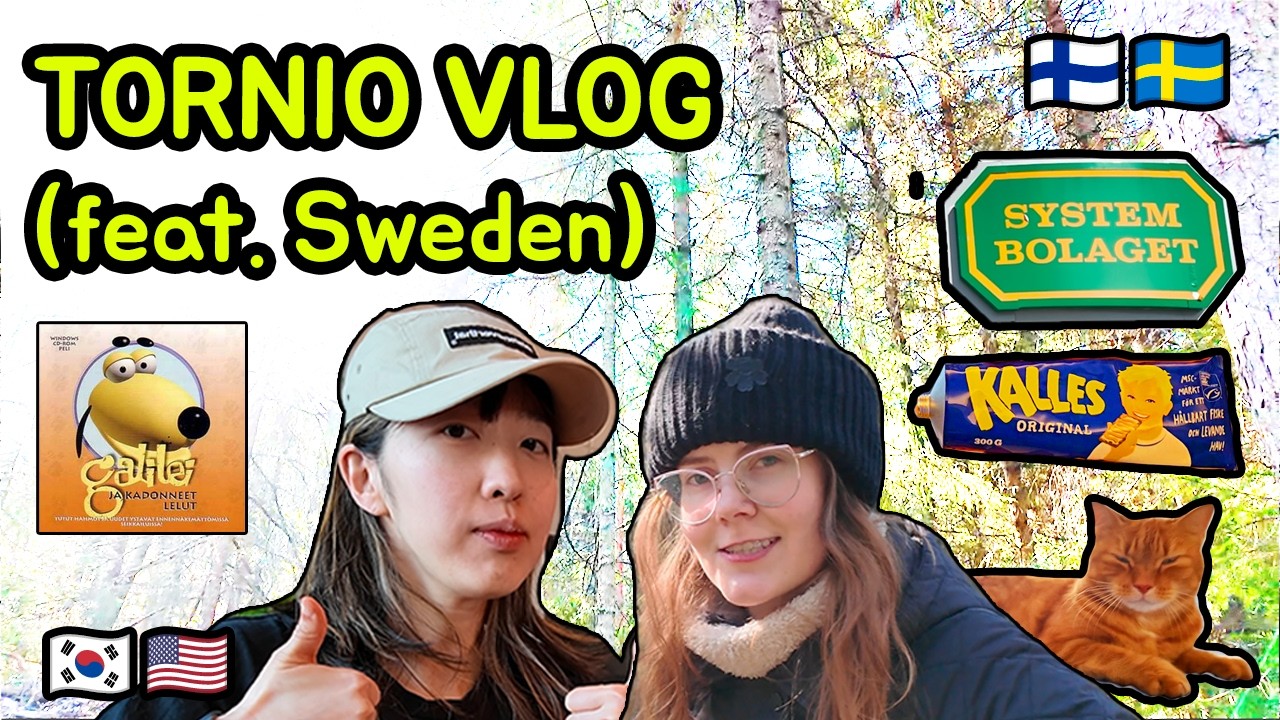 The Only Korean Girl in Tornio, Finland VLOG | Crossing the Border to Sweden | 핀란드-스웨덴 국경 마을들을 가보다