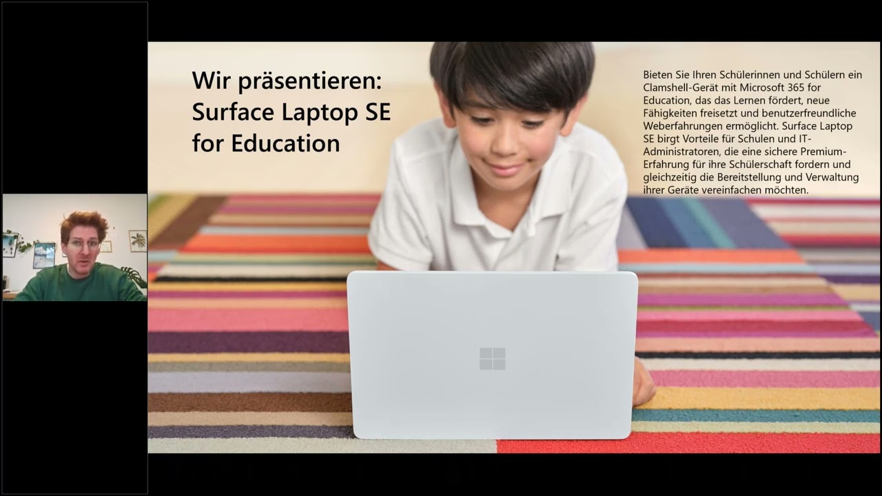 Webinar: Microsoft Surface Laptop SE – optimiert für hybrides Lernen