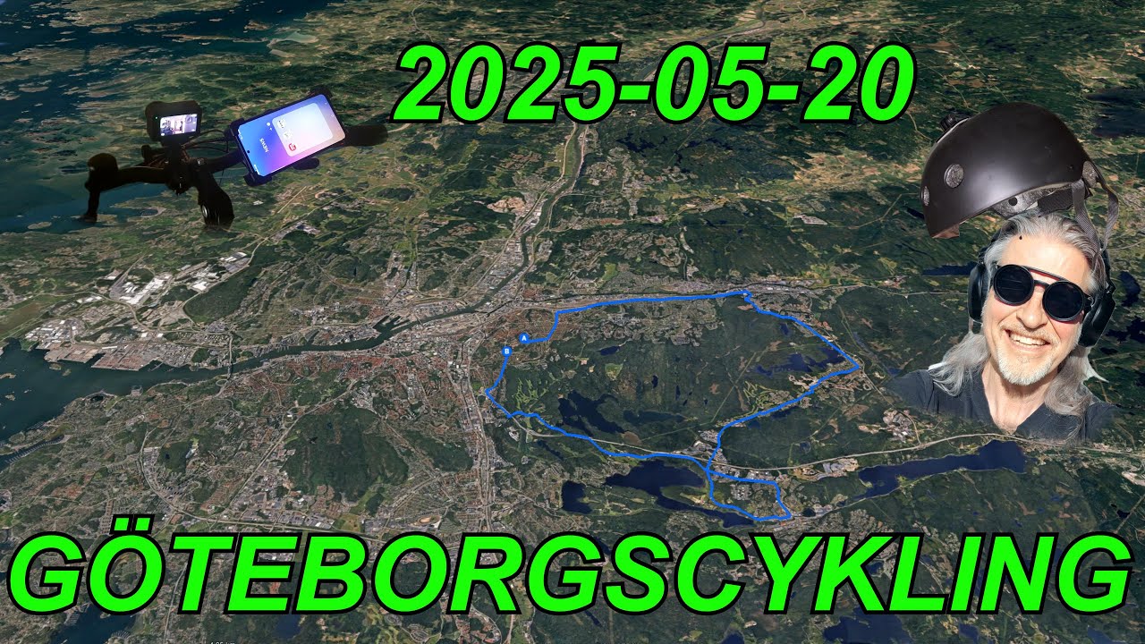 G&Ouml;TEBORGSCYKLING 2025-05-20 EN NY, ALLVARLIGT SP&Auml;NNANDE CYKELTUR!