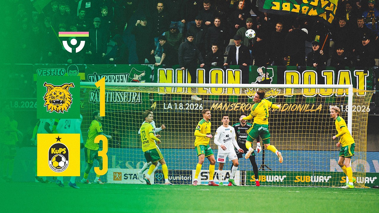 Highlights | Veikkausliiga: Ilves&ndash;KuPS 4.4.2026