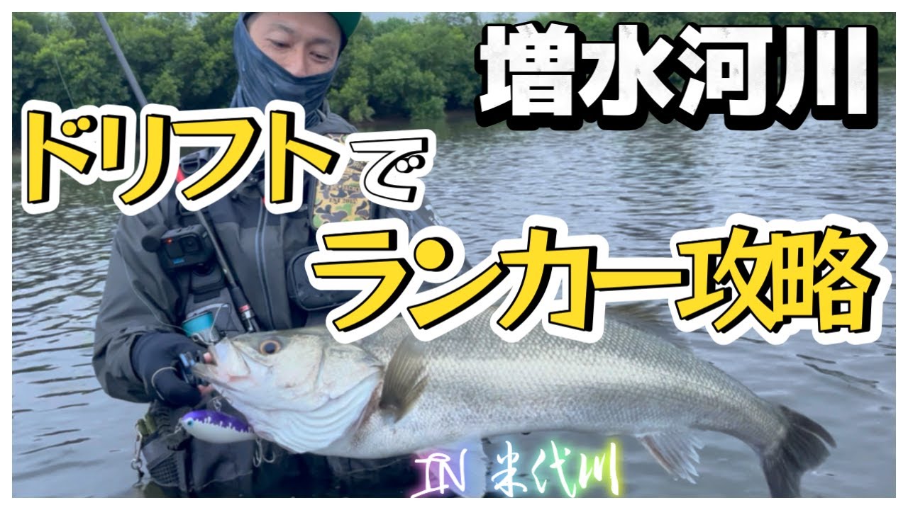 【ランカーシーバス】ジグザグベイト・ドリフト伝授！落鮎までに攻略するべき技術！