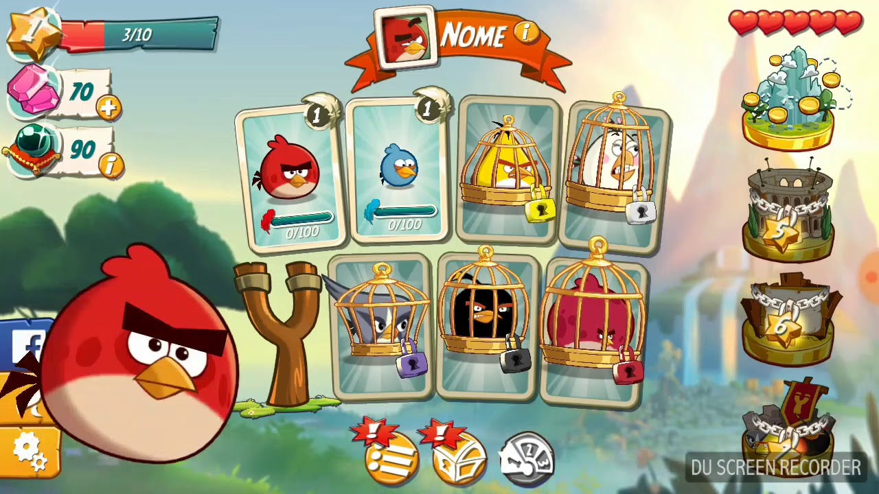 Jogando jogo de passarinho
