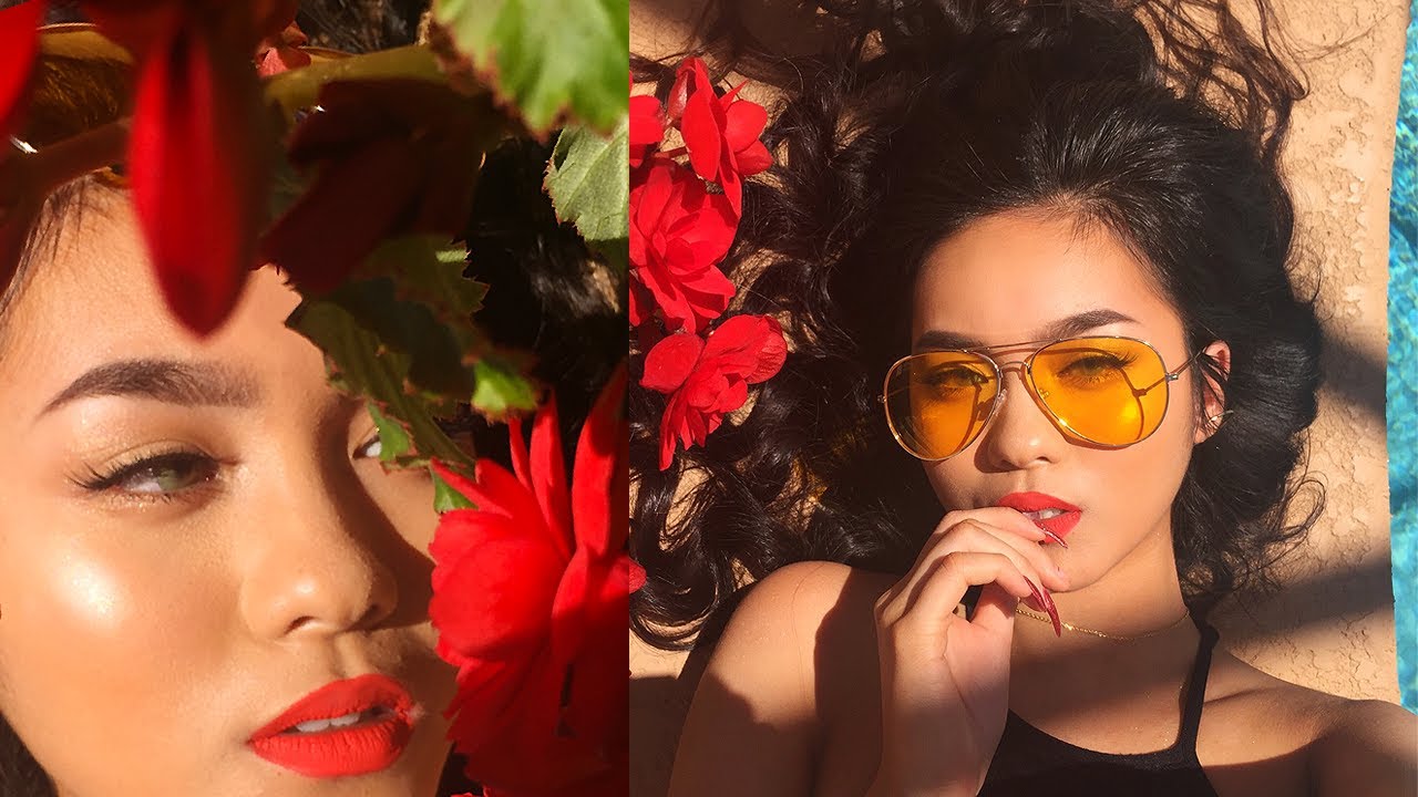 QUICK + EASY MELT/SWEAT-PROOF MAKEUP + BOLD LIP
