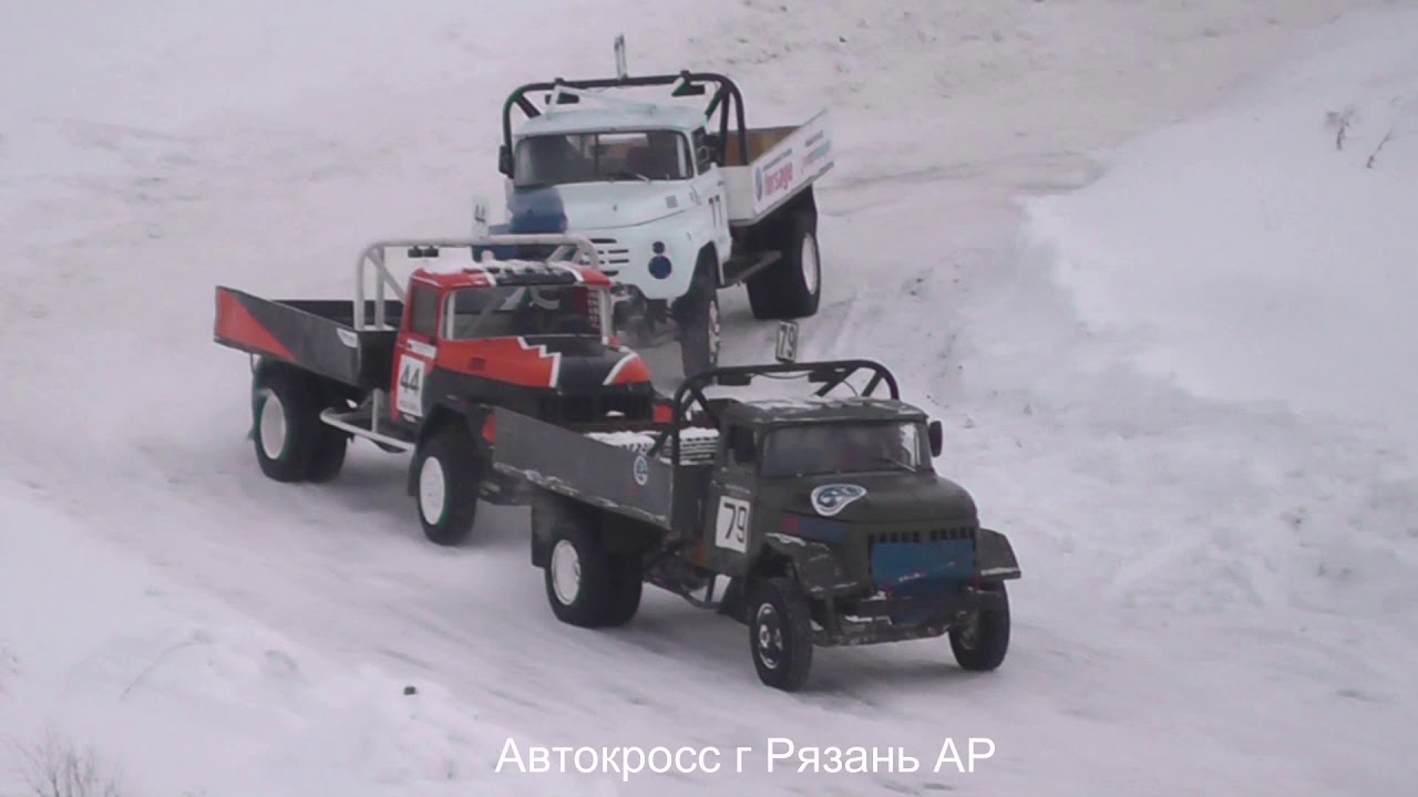 Автокросс Русская зима 2021  Финал зил 130