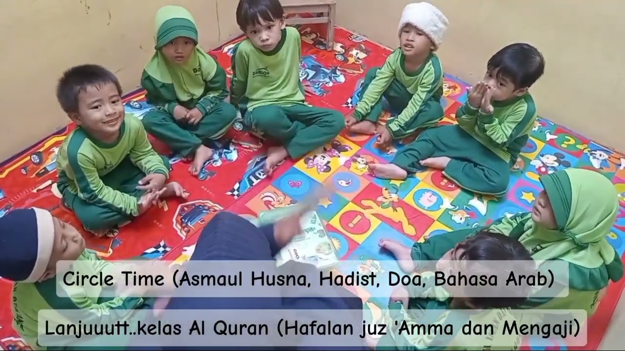 Kegiatan Belajar Mengajar Kelas Aulad **DariQu Maryam Qonita** Tahun Ajaran 2023/ 2024