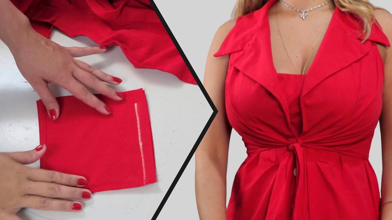 3 IDEIAS DE TRANSFORMAÇÃO DE ROUPAS VELHAS EM NOVAS – VESTIDOS 5 | ROPA VIEJA EN NUEVA