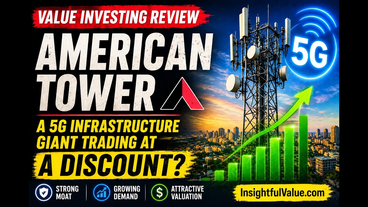 Обзор стоимостного инвестирования &mdash; American Tower: гигант 5G-инфраструктуры, торгующийся с диско...