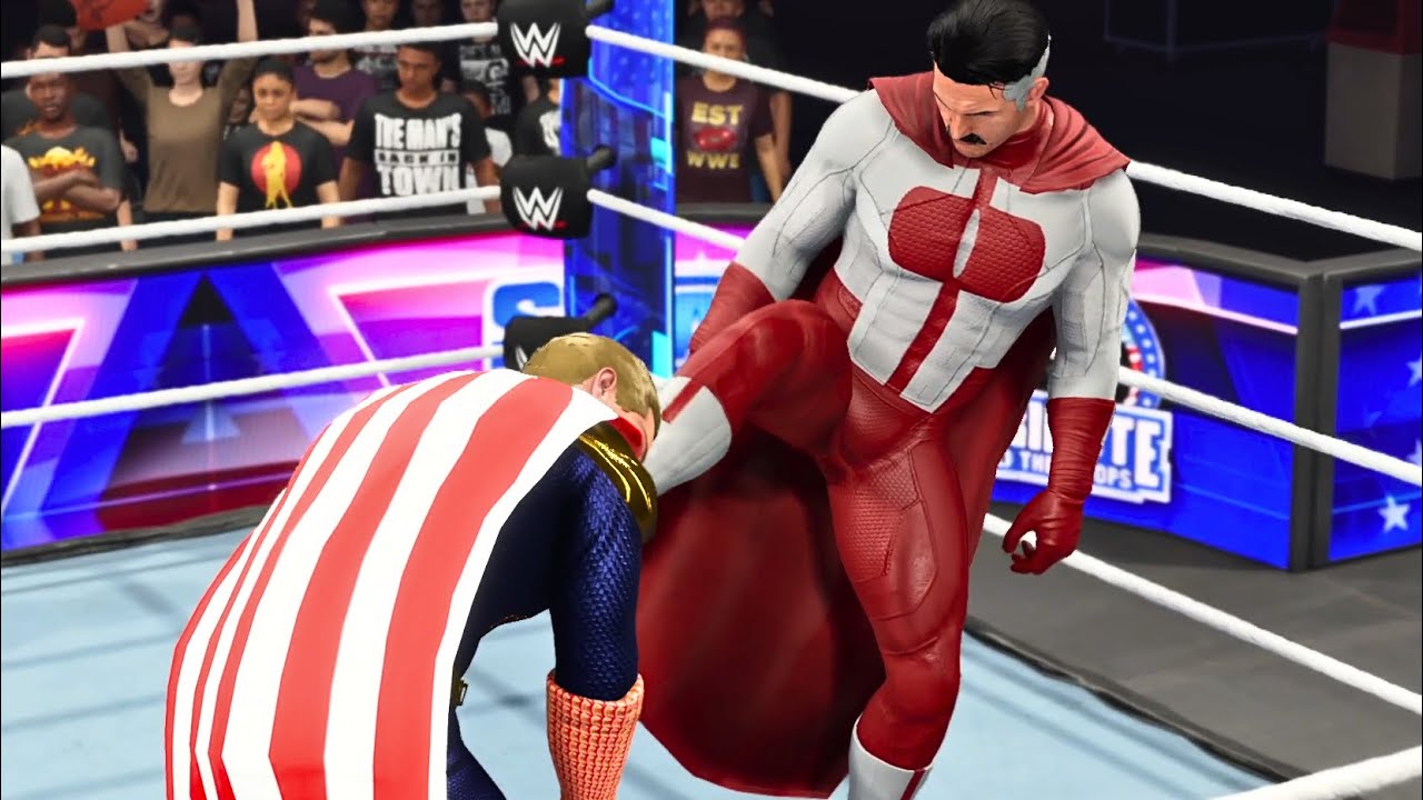 Omni Man Vs Homelander | Insane Battle | WWE2K 25 Matches 