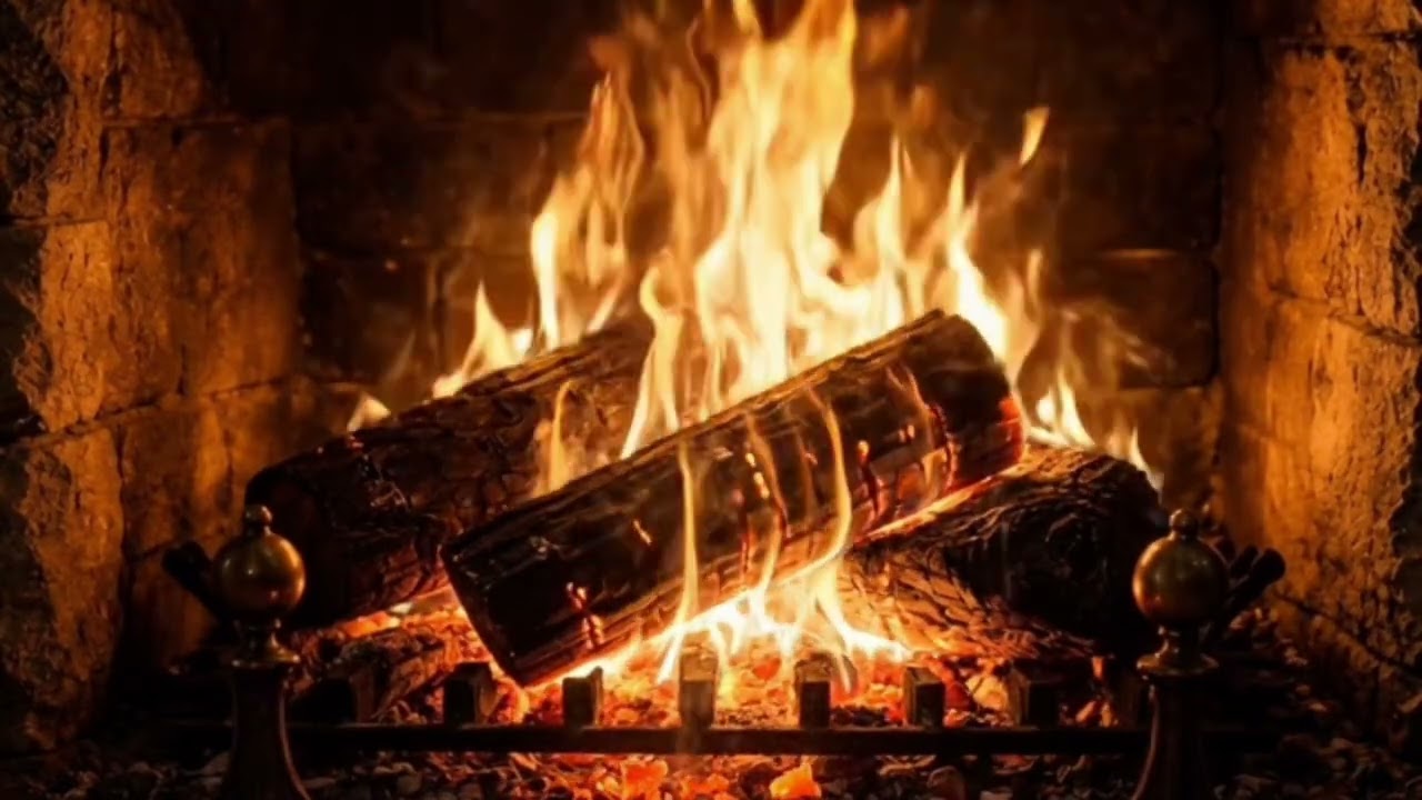 Hypnotic Fireplace 🔥 Cozy Fire Sounds for Deep Relaxation & Sleep (ASMR No Talking)