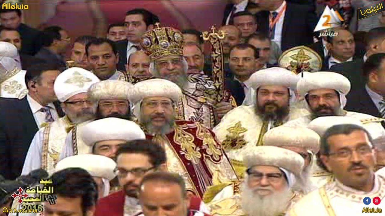 لحن اكسماروؤوت خوروس الكلية الاكليريكية بقيادة المعلم ابراهيم عياد 2015