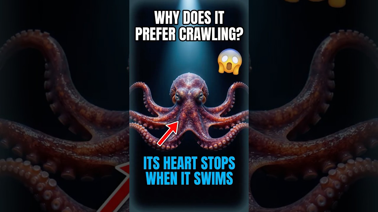 Why Does An Animal With Nine Brains Still Have A Heart That Stops When It Moves?