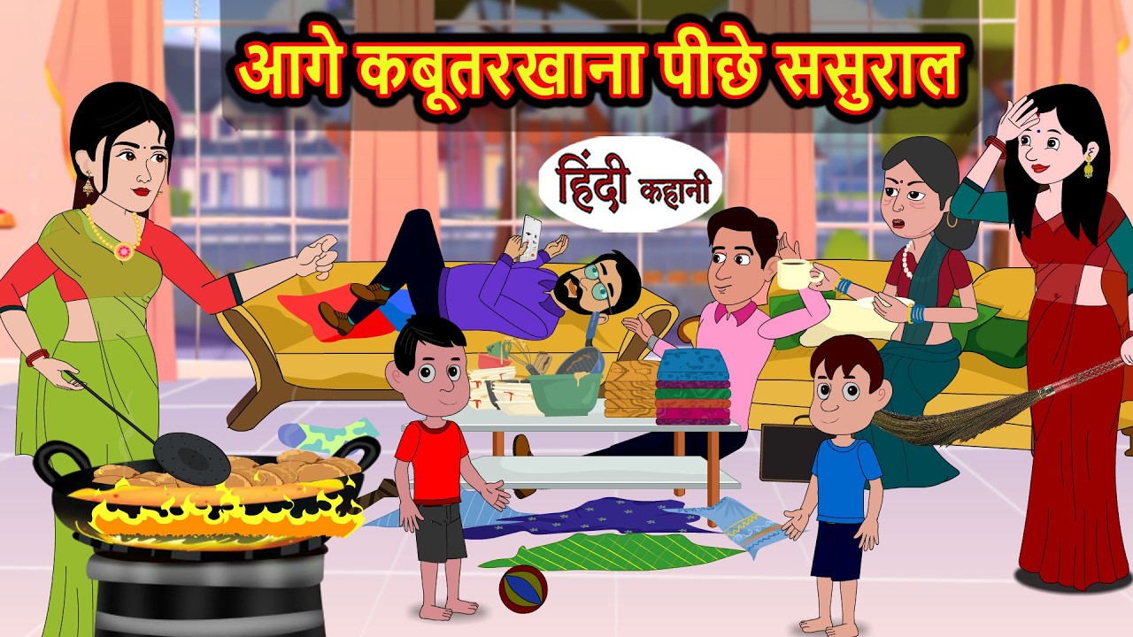 आगे कबूतरखाना पीछे ससुराल | Hindi Story | Bedtime Stories | Moral Story | Fairy Tales | Storytime