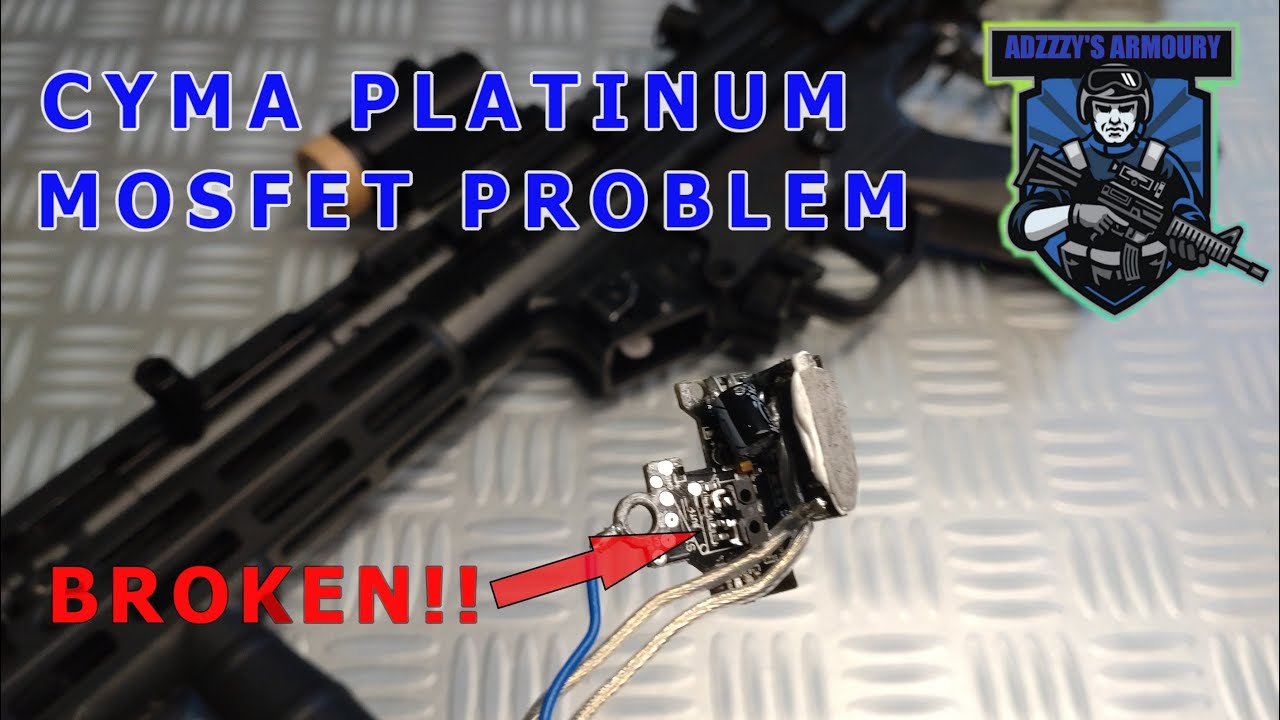 Замена сломанного Mosfet Cyma MP5 Platinum