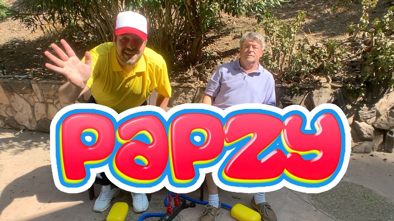 Papzy and Grandpa play with a toy rocket. Educational video for kids | Blippi Alternative