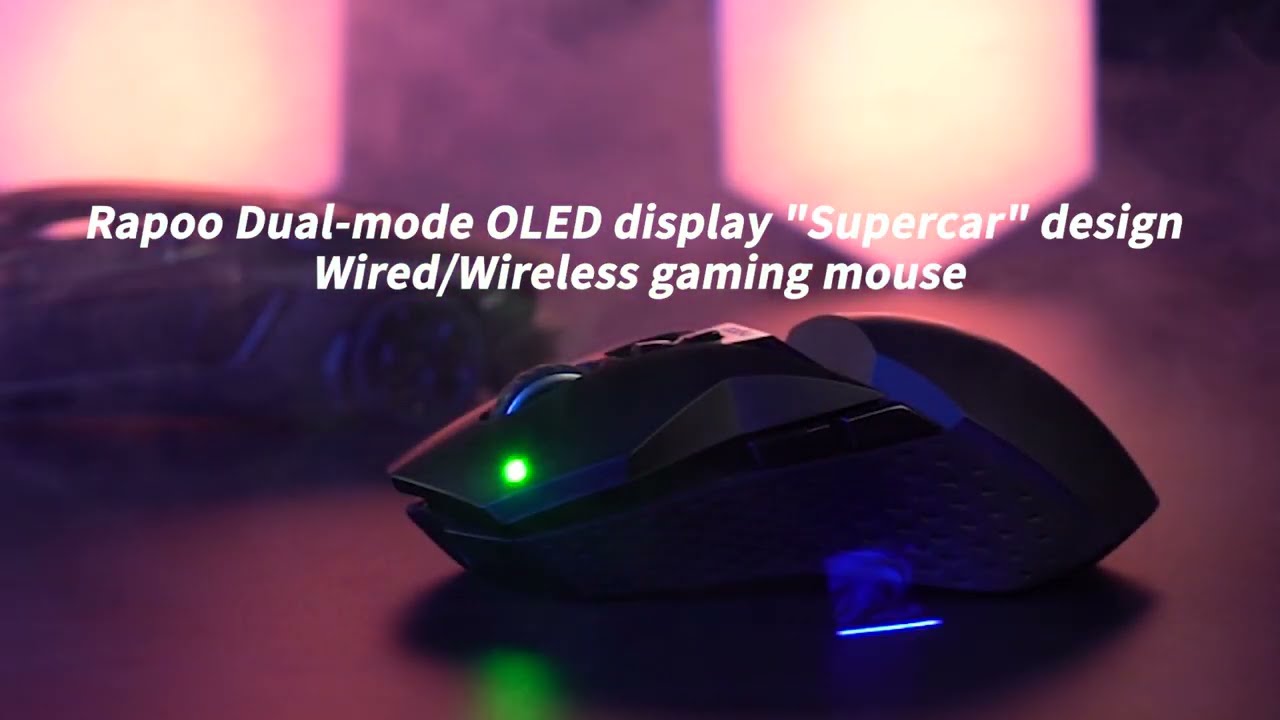 Rapoo VT950S OLED dual-mode RGB gaming mouse